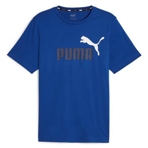 PUMA Funktionsskjorte 'Essentials'  ultramarinblå / grå / hvid