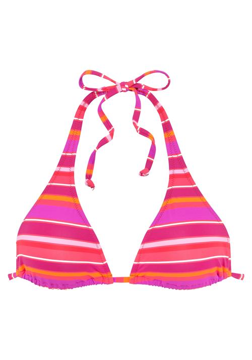 s.Oliver Bikinioverdel  lilla / lyseorange / pink / hvid