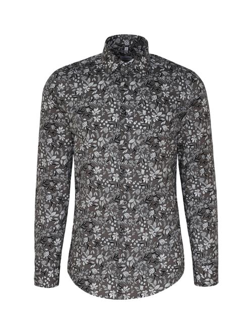 SEIDENSTICKER Skjorte 'Shaped'  sølvgrå / lysegrå / mørkegrå / sort