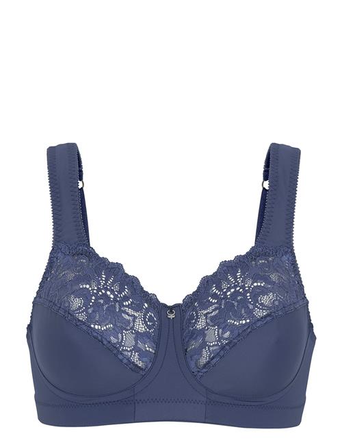 Abecita | Support Soft Bra Charcoal Blue | D x 80