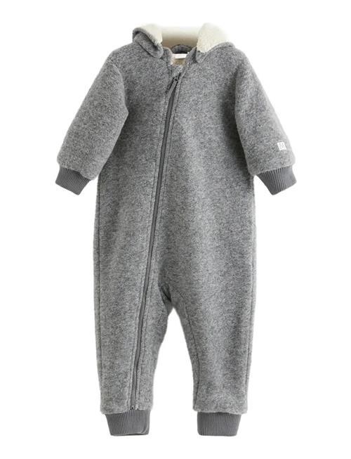 Lindex | Grey Wool Blend Overall | 56