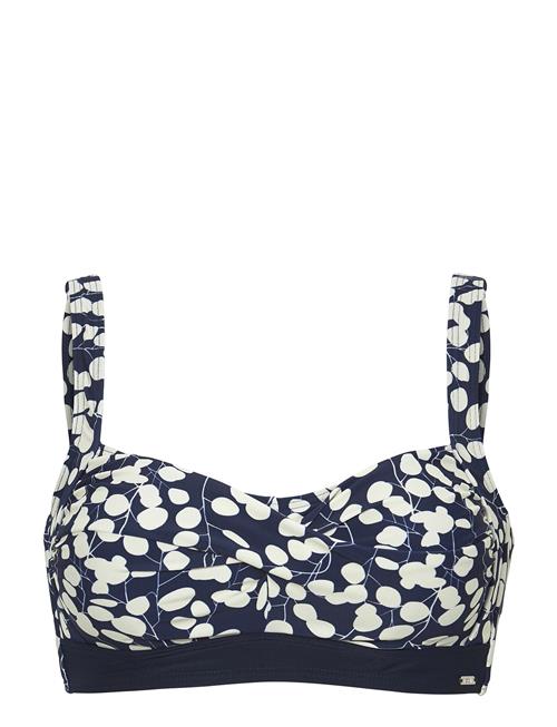 Abecita | English Garden Twisted Bikini Bra Navy/White | B/C x 85