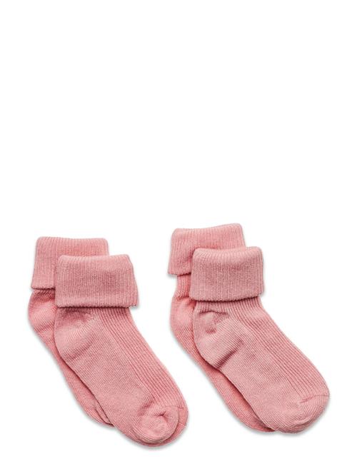 Minymo | Baby Rib Sock W. Fold (2-Pack) | 19-22