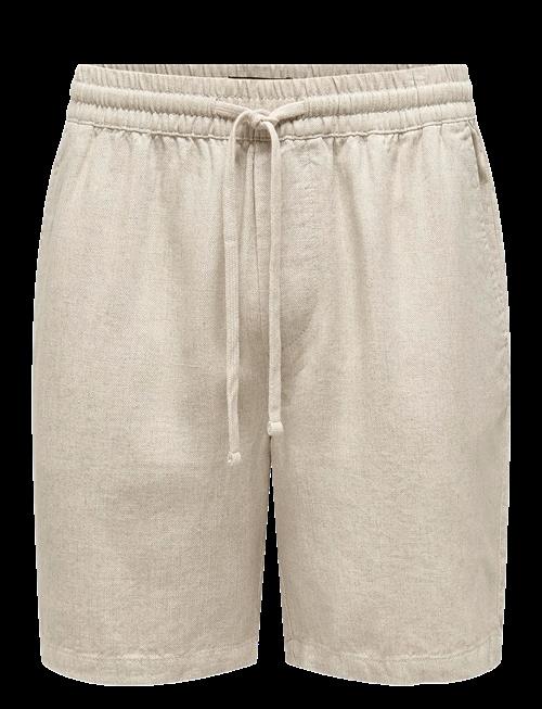 ONLY & SONS | Onstel Visc Lin Shorts 0075 Cs | L