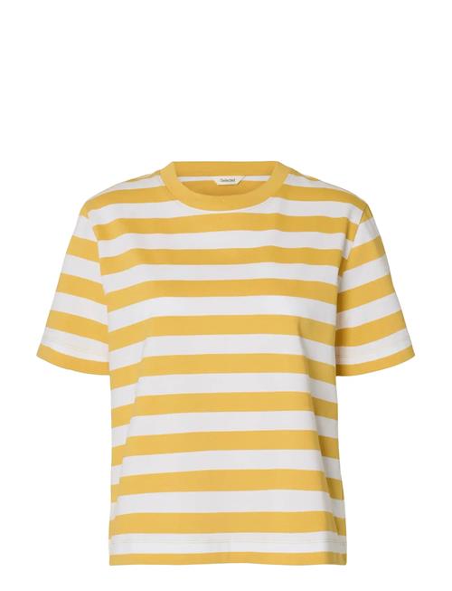 Selected | Slwessential Ss Striped Boxy Tee Noos | M