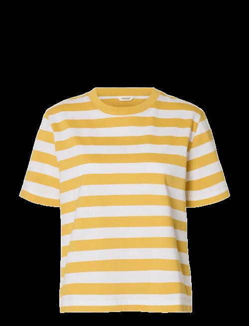 Selected | Slfessential Ss Striped Boxy Tee Noos | XXL