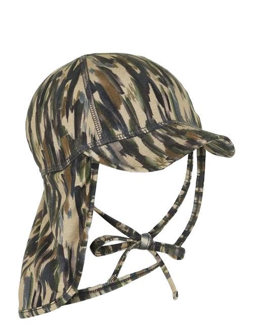 mikk-line | Summerhat Cap Long Neck - Aop Bamboo | 47(12/18M)