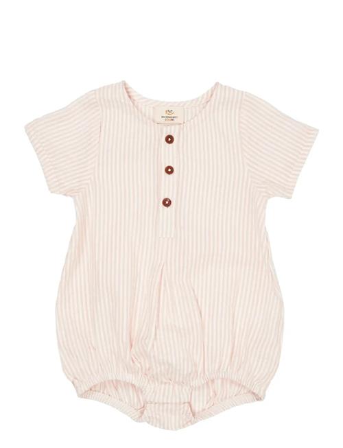 Copenhagen Colors | Seersucker Romper W. Sleeves | 62