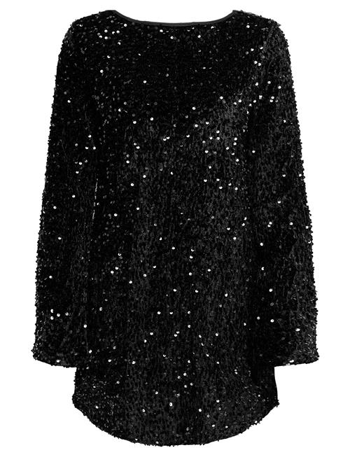 ONLY | Onlanika Sequins Ls Bow Dress Wvn | M