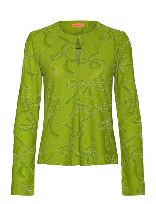 STINE GOYA | 2246 Lurex Jersey, Long Sleeve Tie | XXS