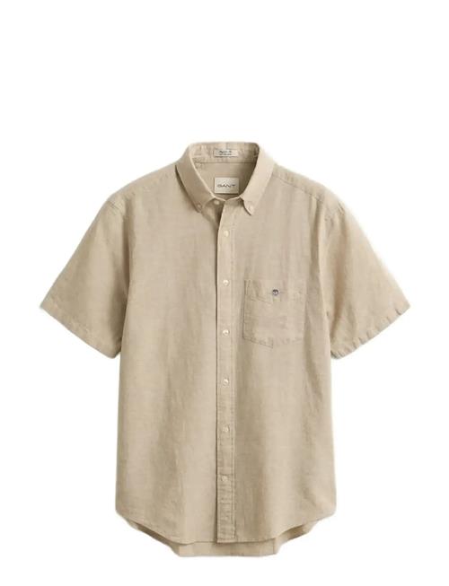 GANT | Reg Cotton Linen Ss Shirt | S