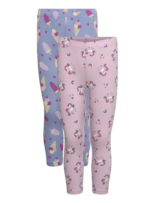 name it | Nmfvivian 2P Aop Capri Legging | 128