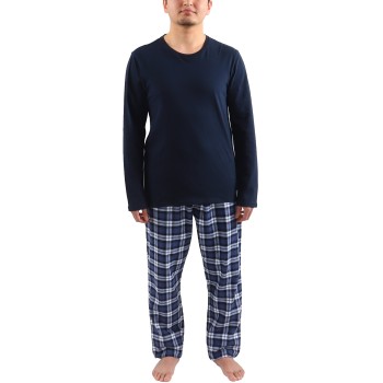 Esprit Gordon Pyjamas Set Blå/Hvid bomuld Large Herre