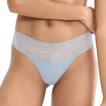 Triumph Trusser Breathe and Lift Smart String Lyseblå Large Dame