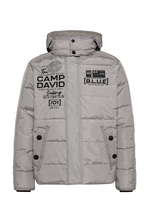 CAMP DAVID Vinterjakke  grå / sort
