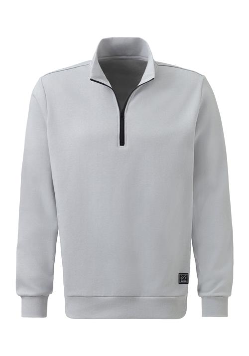 JOHN DEVIN Sweatshirt  lysegrå / sort