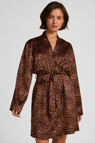 Hunkemöller Satin kimono Sort