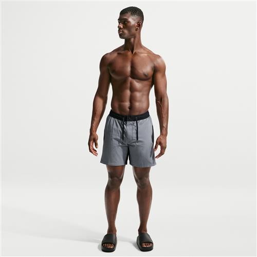 Nike Swim-volleyshorts (18 cm) med indershorts til mænd - grå