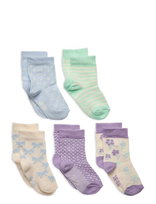 Minymo | Socks W. Pattern (5-Pack) | 23/26