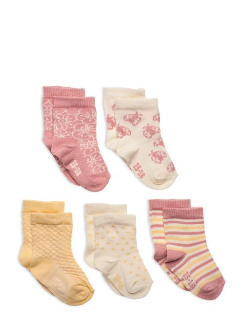 Minymo | Socks W. Pattern (5-Pack) | 19/22