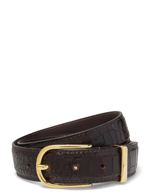 Malina | Charlie Rounded Buckle Leather Belt | 80