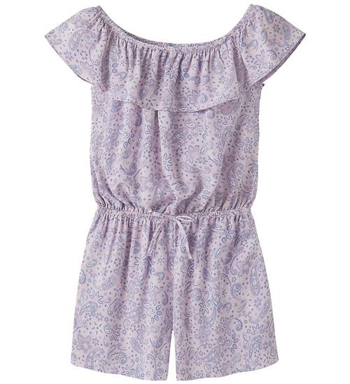 Name It Buksedragt - NkfVinaya - Lavender Fog/Paisley Flowers