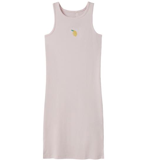Name It Kjole - Rib - NkfVivemma - Cradle Pink/Lemon