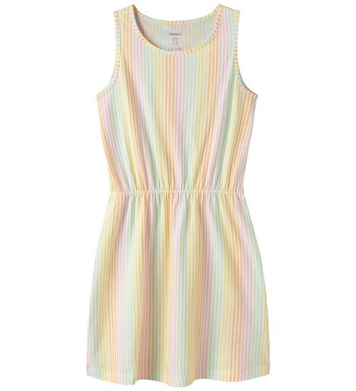 Name It Kjole - NkfVigga - Bright White/Cool Stripes