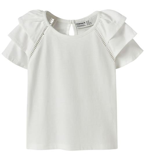 Name It T-shirt - Bomuld/Modal - NmfHuda - Bright White