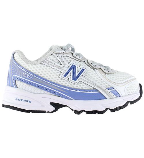New Balance Sko - 740 - Hvid/Fairwearher Blue