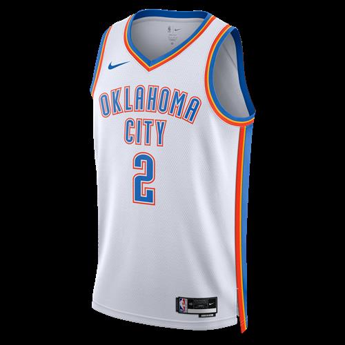 Shai Gilgeous-Alexander Oklahoma City Thunder 2022/23 Association Edition Nike Dri-FIT NBA Swingman-spillertrøje til mænd - hvid