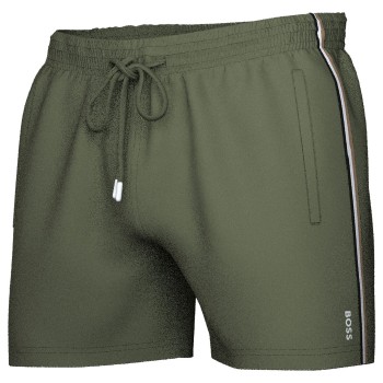 BOSS Badebukser Iconic Swimshorts Grøn polyester Large Herre