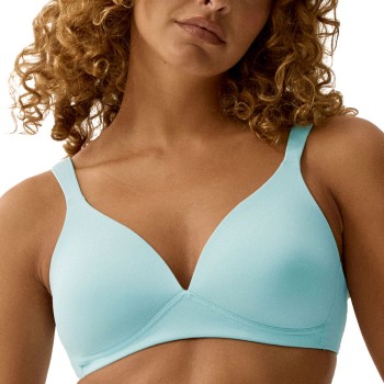 NATURANA BH The Wednesday Soft Padded Non Wired Bra Blå polyamid A 85 Dame