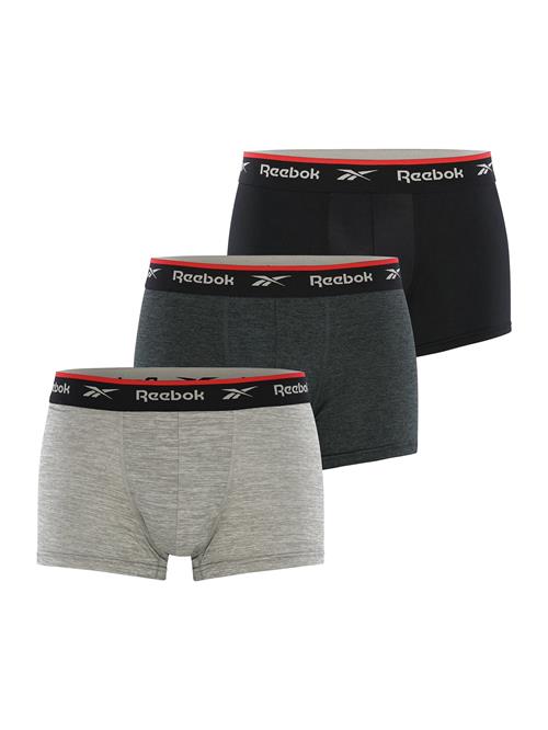 Reebok Sportsunderbukser 'Redgrave'  mørkegrå / grå-meleret / rød / sort