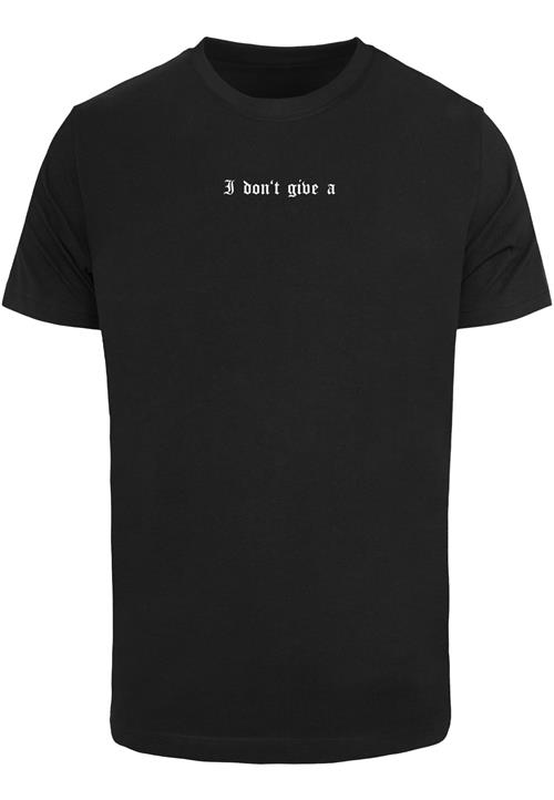 Mister Tee Bluser & t-shirts 'I Don't Give A'  grå / sort / hvid