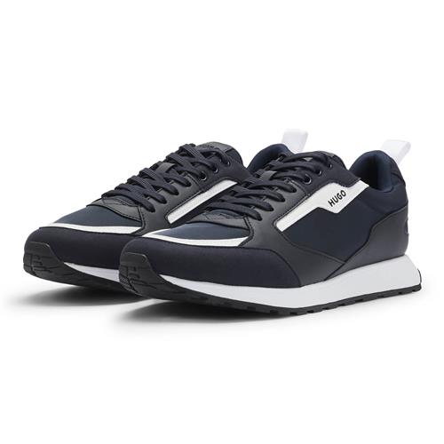 HUGO Sneaker low 'Icelin'  mørkeblå / hvid