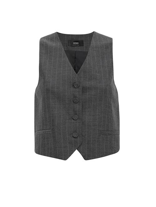 Antioch Jakkesætsvest  grå / lysegrå