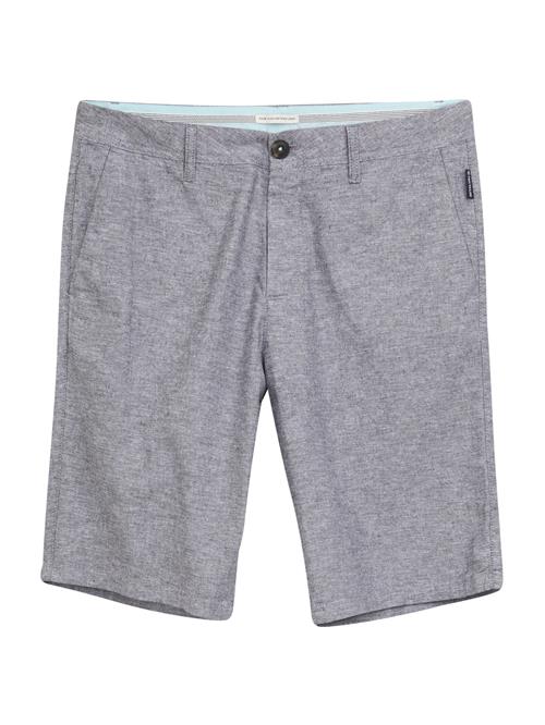 TOM TAILOR Lærredsbukser  mørkegrå