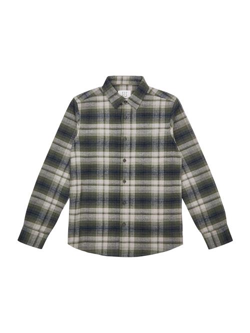 STACCATO Skjorte  navy / oliven / offwhite