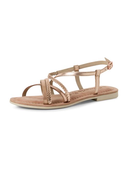 Tamaris Sandaler med rem  rosa guld