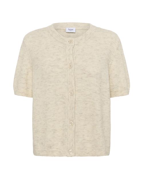 SAINT TROPEZ Cardigan 'Zanett'  beige-meleret