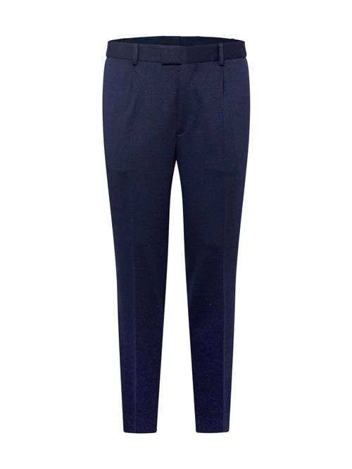 JOOP! Bukser med lægfolder 'Bird'  mørkeblå