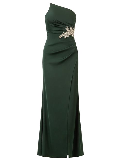 Kraimod Festkjole  mørkegrøn / transparent