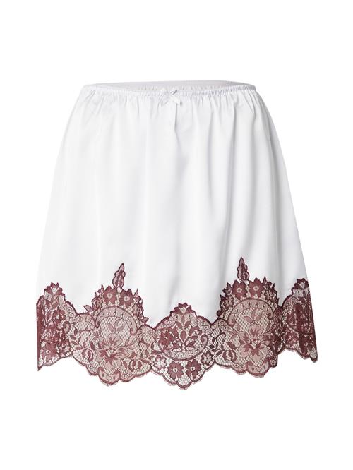 TOPSHOP Nederdel  burgunder / sølv