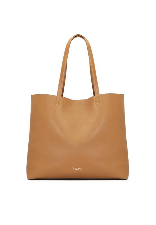 Kazar Skuldertaske  lysebrun