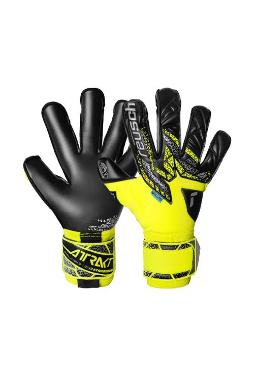 REUSCH Sportshandsker 'Attrakt Gold X Evolution'  gul / sort / sølv