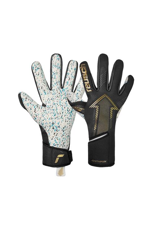 REUSCH Sportshandsker 'Fastgrip Fusion'  guld / sort / hvid