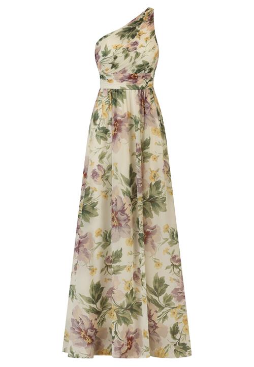 Kraimod Festkjole  lysegul / lysegrøn / lysviolet / hvid