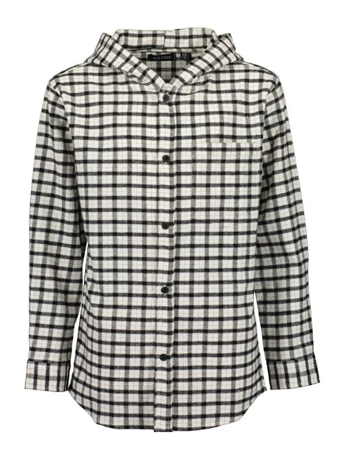 BLUE SEVEN Skjorte  mokka / sort / offwhite