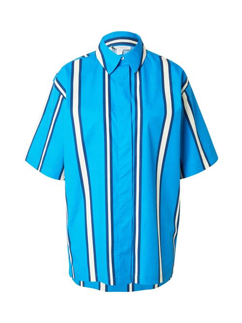 TOPSHOP Bluse  elfenben / azur / mørkeblå